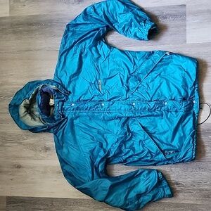 Vintage 90s Classic Womens Montbell Insulated Gorpcore Jacket Teal/Turquose Sz L